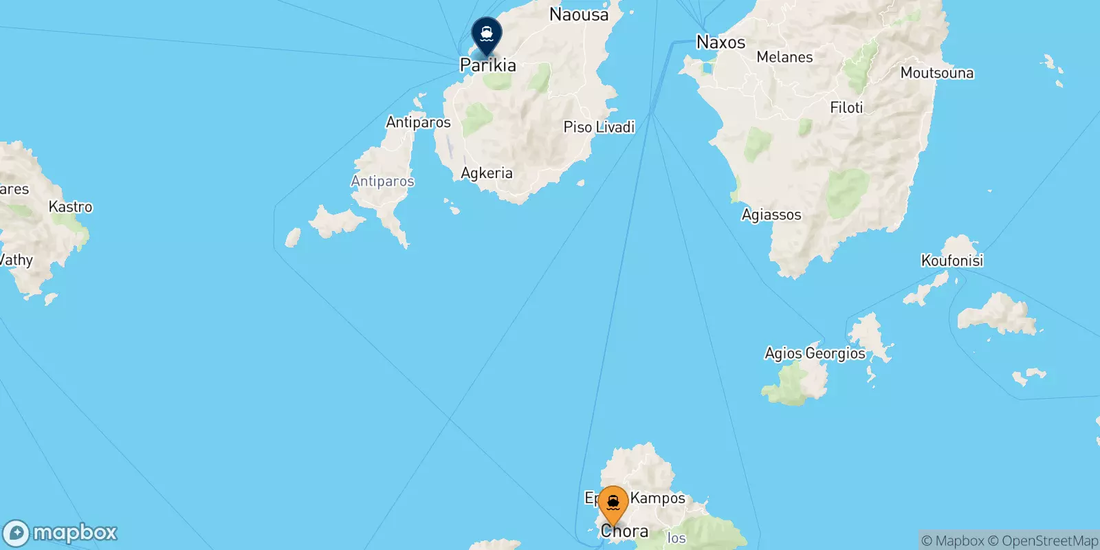 Ferry de Ios pour Paros