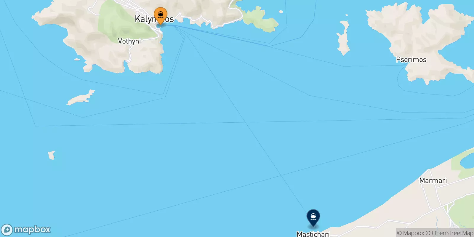 Ferry de Kalymnos pour Mastihari (Kos)