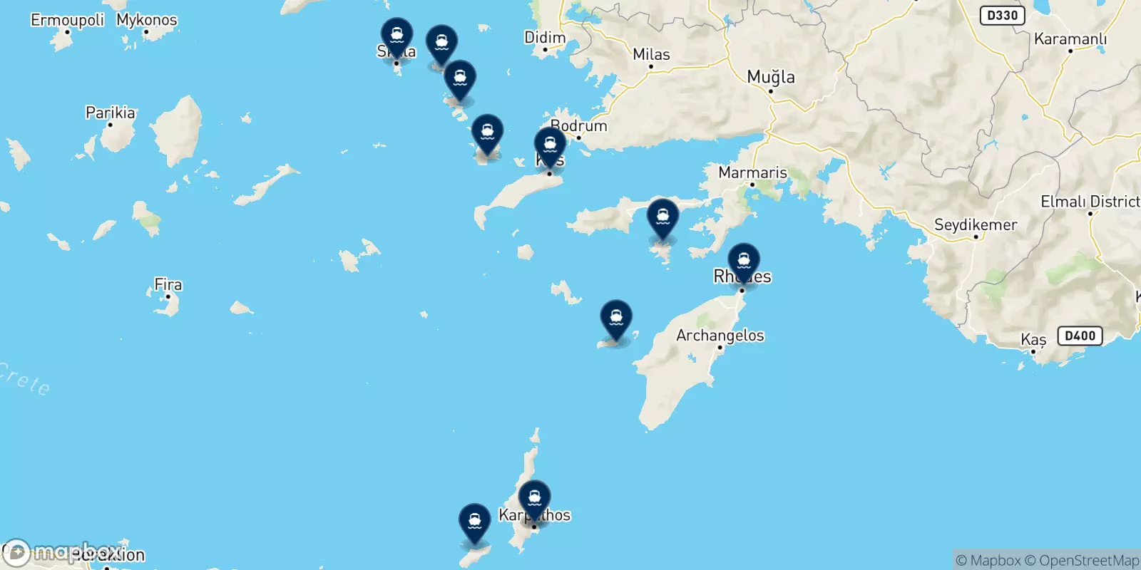 Ferry de Karpathos pour Îles Du Dodécanèse