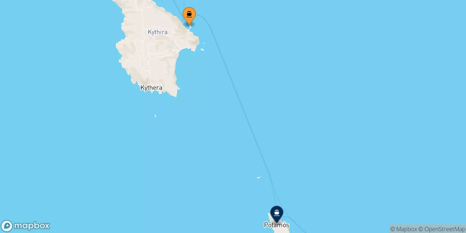 Ferry de Cythère pour Anticythère