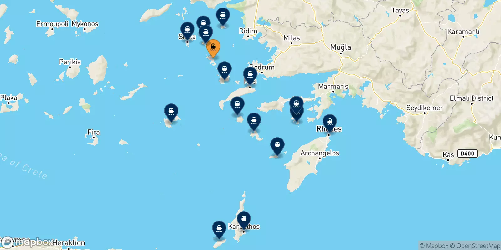 Ferry de Leros pour Îles Du Dodécanèse