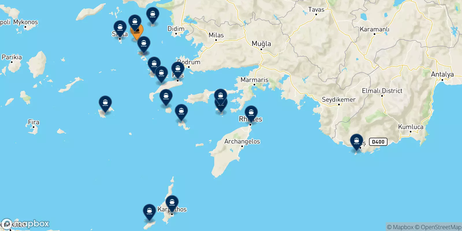 Ferry de Lipsi pour Îles Du Dodécanèse