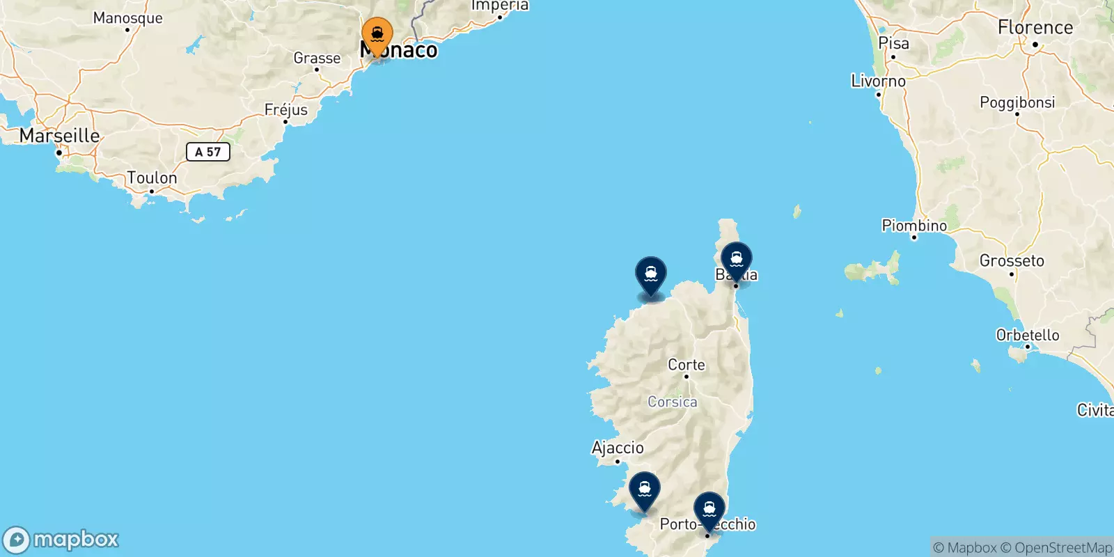 Ferry de Nice pour la Corse