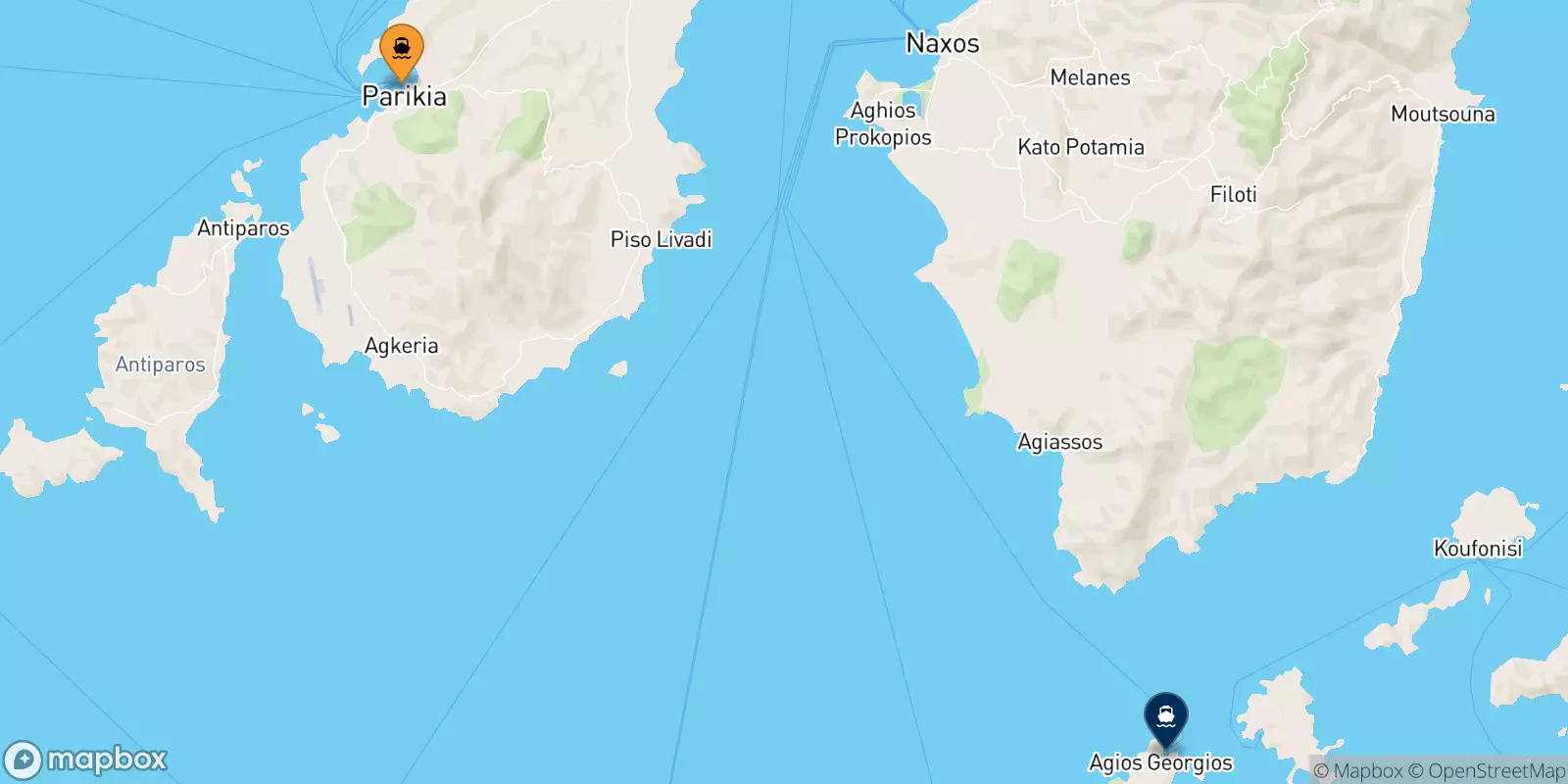 Ferry de Paros pour Iraklia