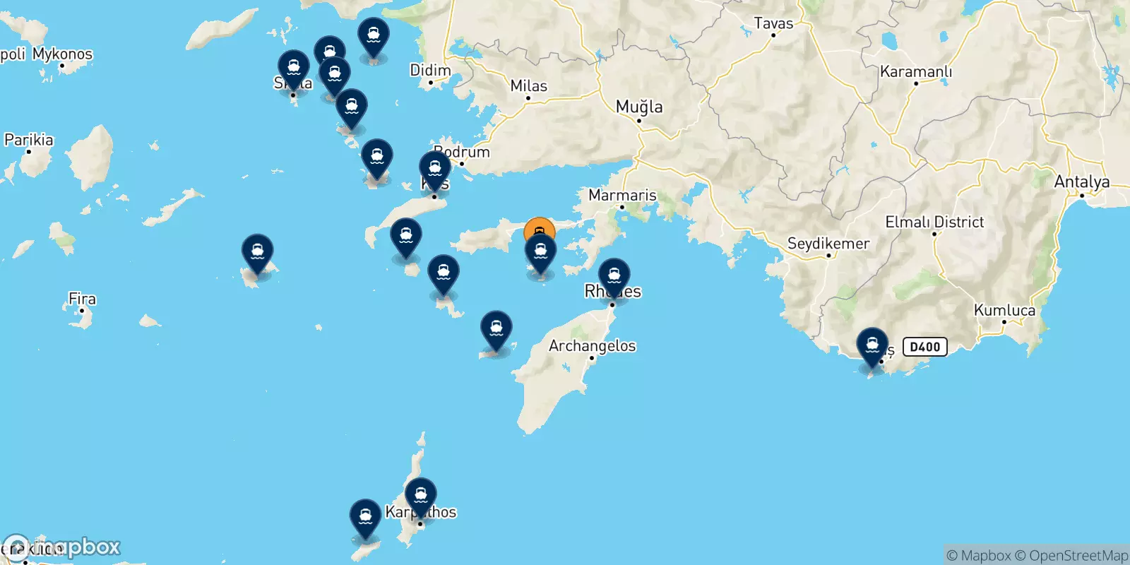 Ferry de Symi pour Îles Du Dodécanèse