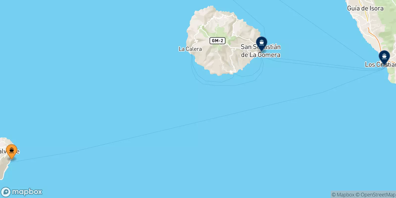 Ferry de Valverde (El Hierro) pour l'Espagne