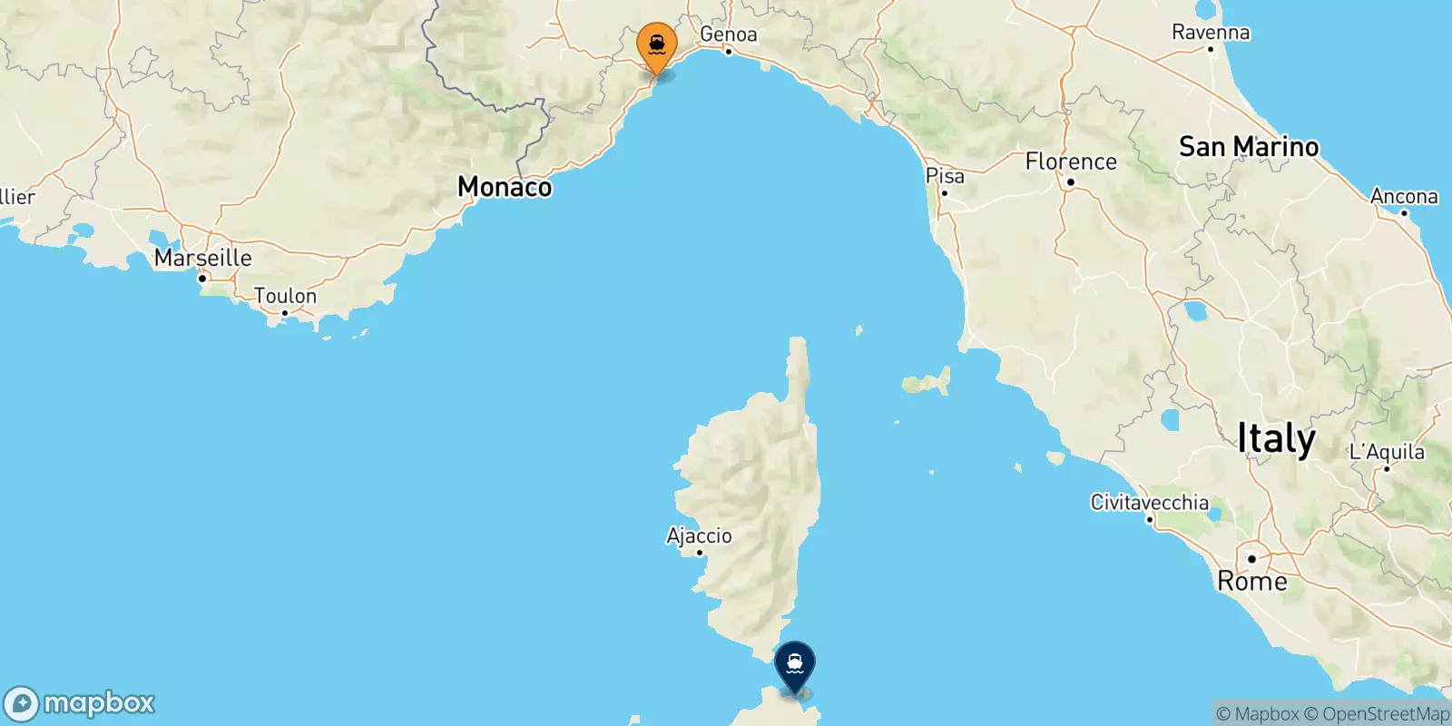 Ferry de Savone pour Golfo Aranci