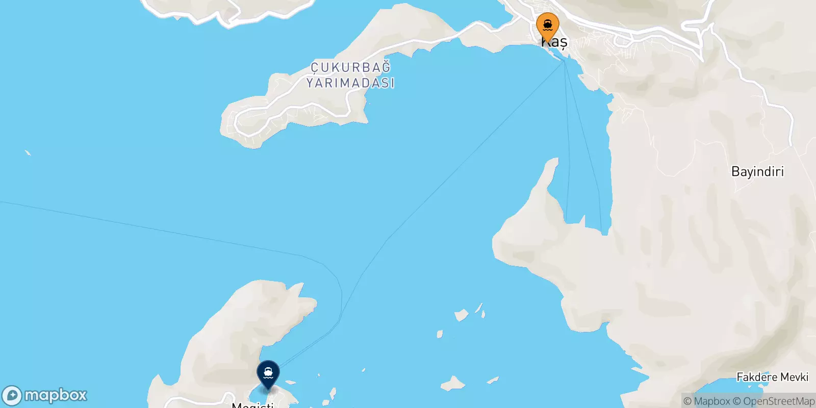 Ferry de Kas pour la Grèce