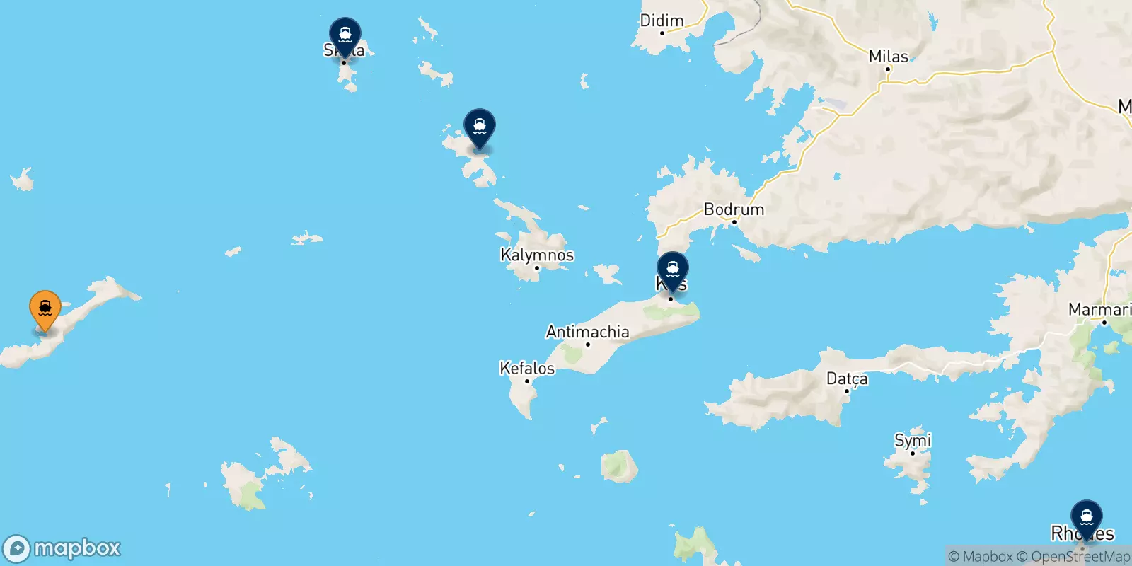 Ferry de Katapola (Amorgos) pour Îles Du Dodécanèse