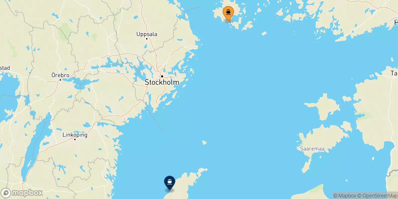 Ferry de Mariehamn pour Gotland