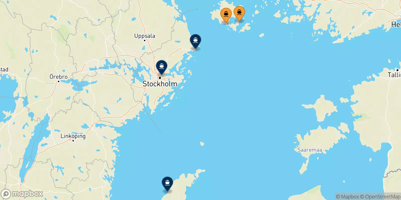 Ferry des Îles Aland pour la Suède