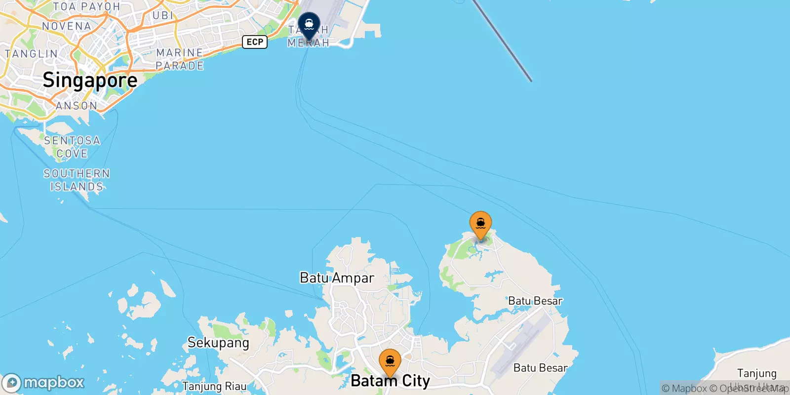 Ferry pour Tanah Merah