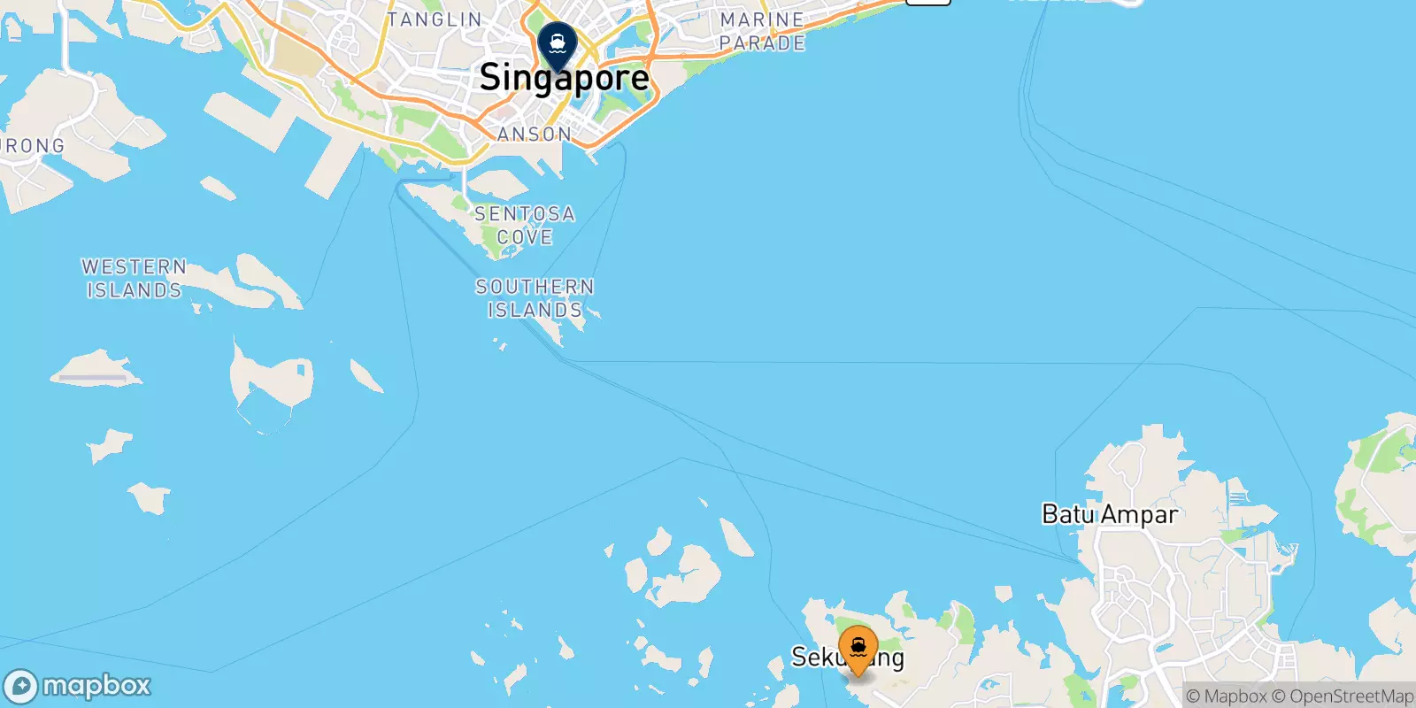Ferry de Sekupang pour Singapour