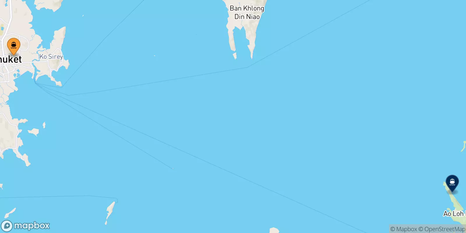 Ferry dal Thaïlande pour Koh Phi Phi (Laemtong Beach)