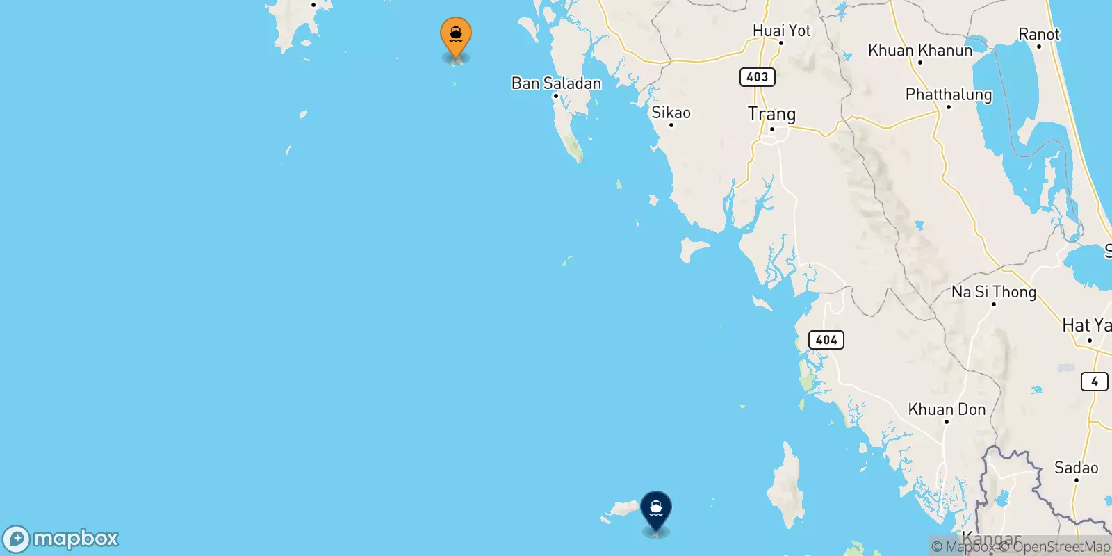 Ferry dal Îles Phi Phi pour Koh Lipe (Bundhaya Pier)