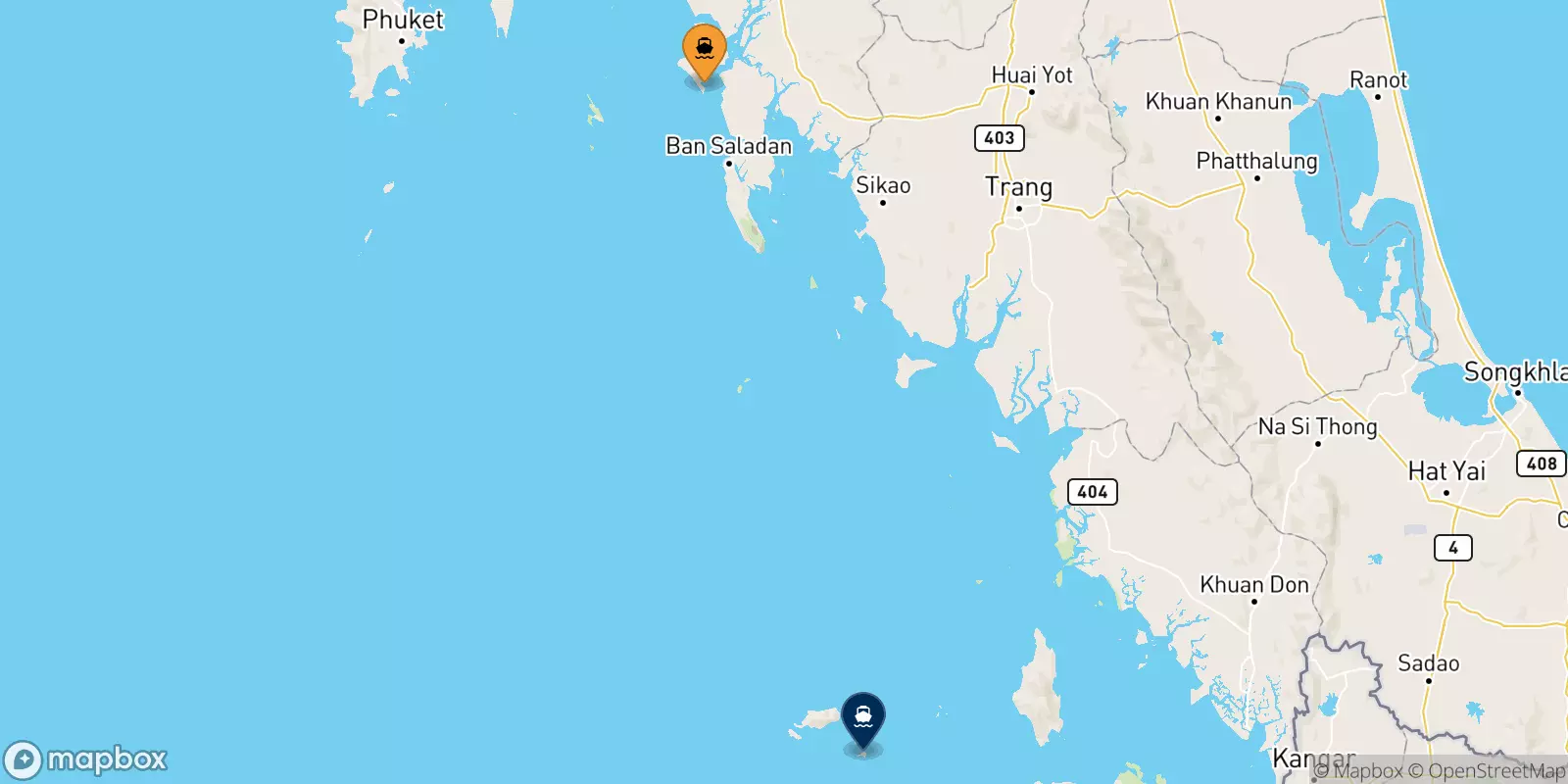 Ferry de Koh Jum pour Koh Lipe (Bundhaya Pier)
