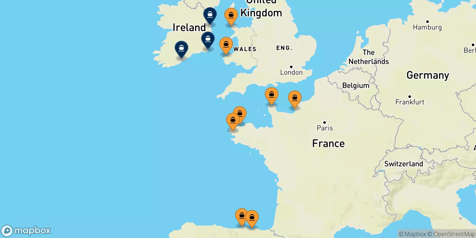 Ferry pour Irlande