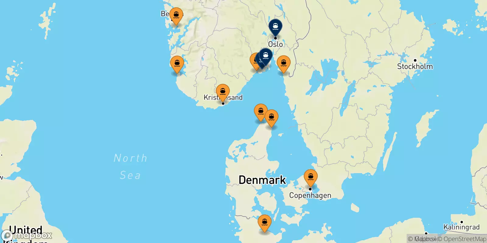 Ferry pour la Norvège